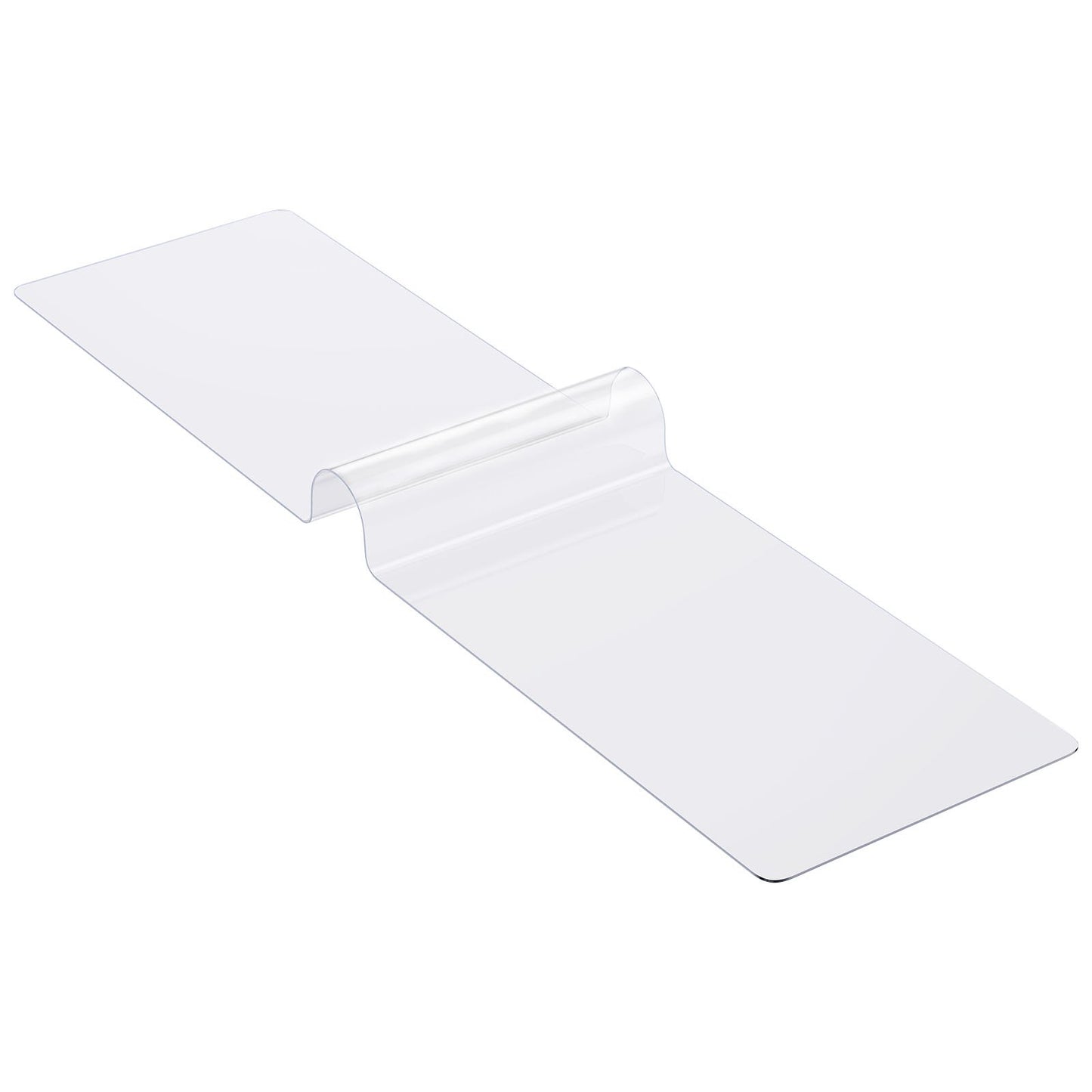 PVC table cover 24x96 inch clear plastic desk cover 1.5mm thick