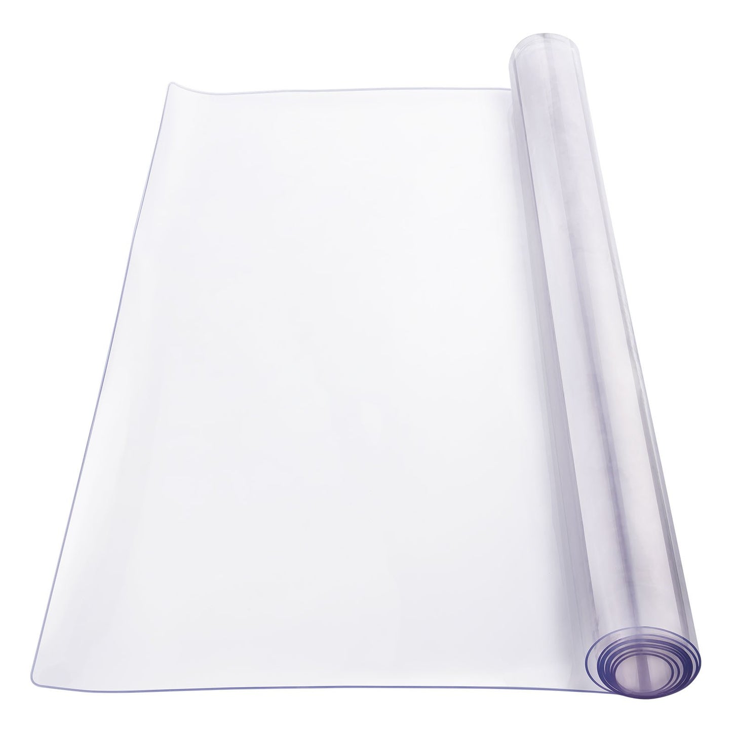 PVC table cover 42x60 inch Clear plastic desk cover 2.0 mm thick