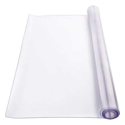PVC table cover 42x60 inch Clear plastic desk cover 2.0 mm thick