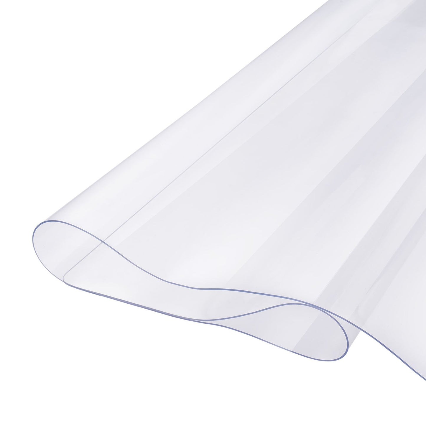 PVC bordsskydd 54x54 tum klar plast skrivbordsskydd 1,5 mm tjock