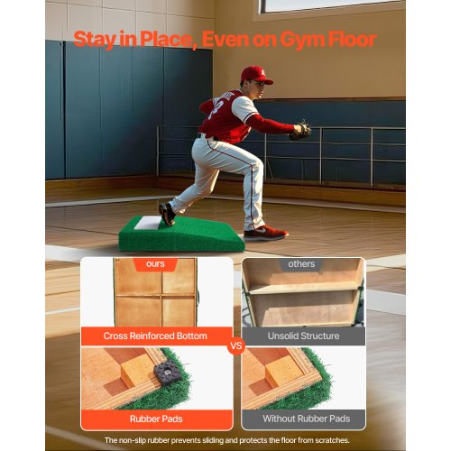 31 in Pitching Mound Portable Pitcher Mound Baseball Softbollträning |  EU