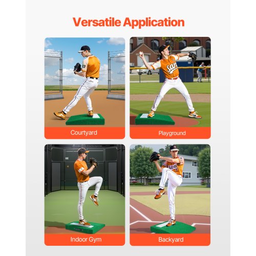 31 in Pitching Mound Portable Pitcher Mound Baseball Softbollträning |  EU