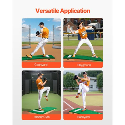 85 in Pitching Mound Portable Pitcher Mound Baseball Softbollträning |  EU