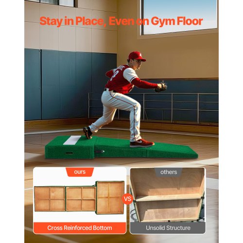 77 in Pitching Mound Portable Pitcher Mound Baseball Softball Practice | EU