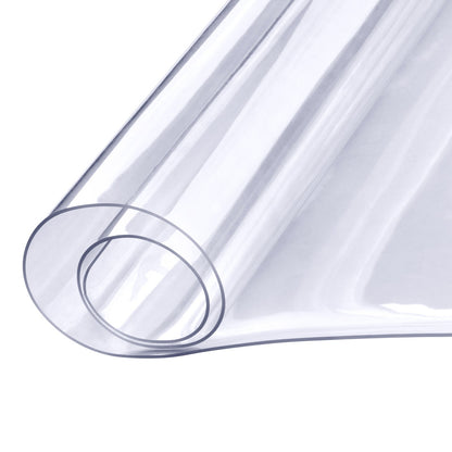 Klart bordsskydd, 18" x 36" rektangelbordsöverdrag, 1,5 mm tjock PVC-plastduk, vattentätt skrivbordsskydd för skrivbord, soffbord, matsalsbord
