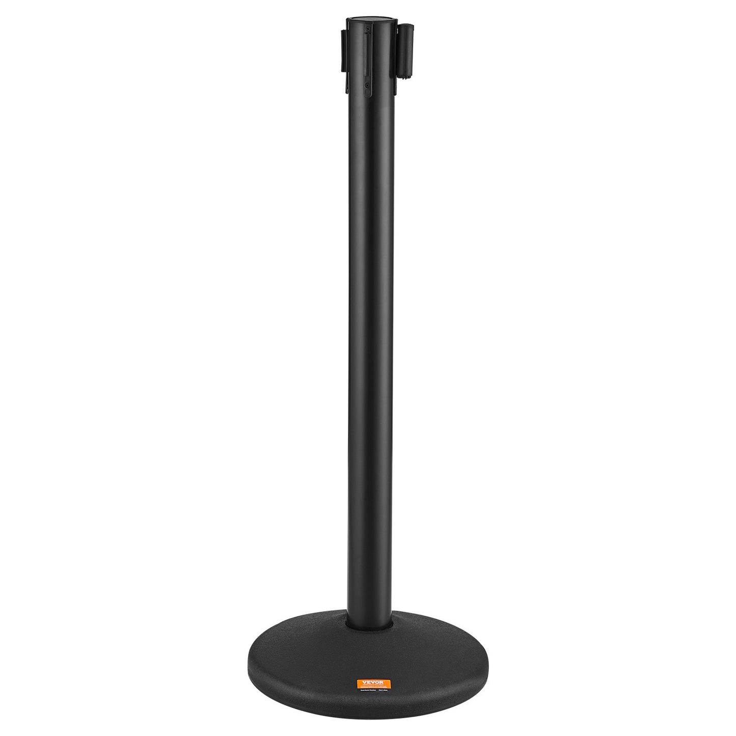 Crowd Control Poles, 6 Pack Crowd Control Barriers with 3PCS 6.5 FT Black Retractable Belts, Plastic Pole Queue Pole, Belt Barriers Line Divider Pole for Airport, Exhibition