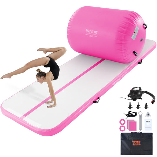 2 ST Air Track Set Uppblåsbar Tumbling Gymnastik Gymnastikmatta med pump