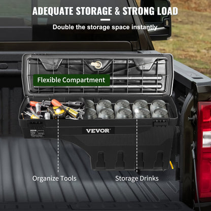 Truck Bed Storage Tool Box 2019-20 Chevrolet Silverado 1500 Vänster+Höger
