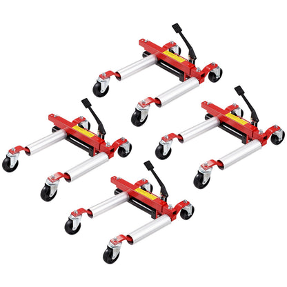 Radwagen, Hochleistungsfahrzeug-Positionierung, Reifenheber, Autoheber, 1500 Pfund, 4er-Pack