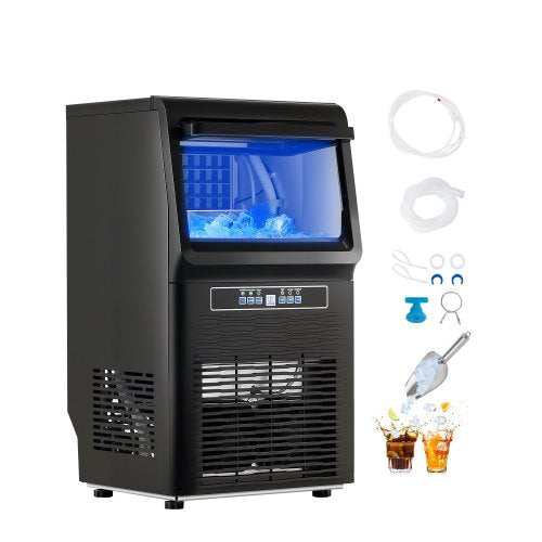 Commercial Ice Machine Freestanding Cabinet Machine 36 Ice Cubes/24 Hours