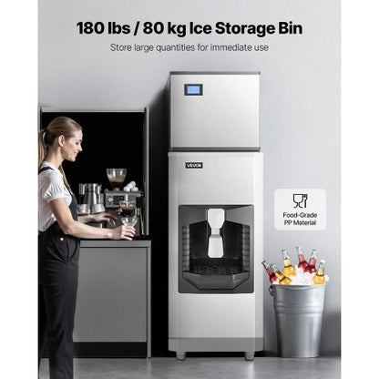 300 pund/dag kommersiell ismaskin 180 pund förvaringsfack Automatisk isdispensering |  EU
