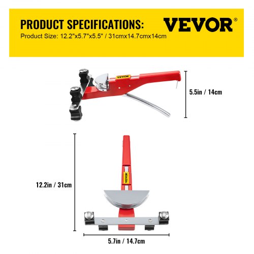 copper pipe bender HVAC Cold Barrier Pipe Bender 1/4" to 7/8 | EU