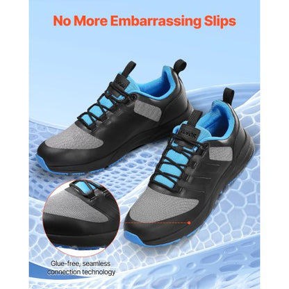 Crosstrainingskor W Bredd Sneakers UK Storlek 9 Skor med Bred Tå Box Svarta |  EU