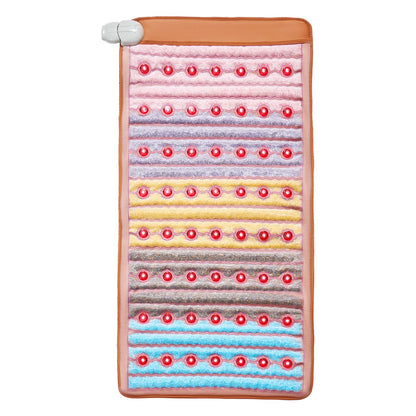 Far Infrared Heating Pad 5 Natural Crystal Gemstones Heating Mat 40" x 20