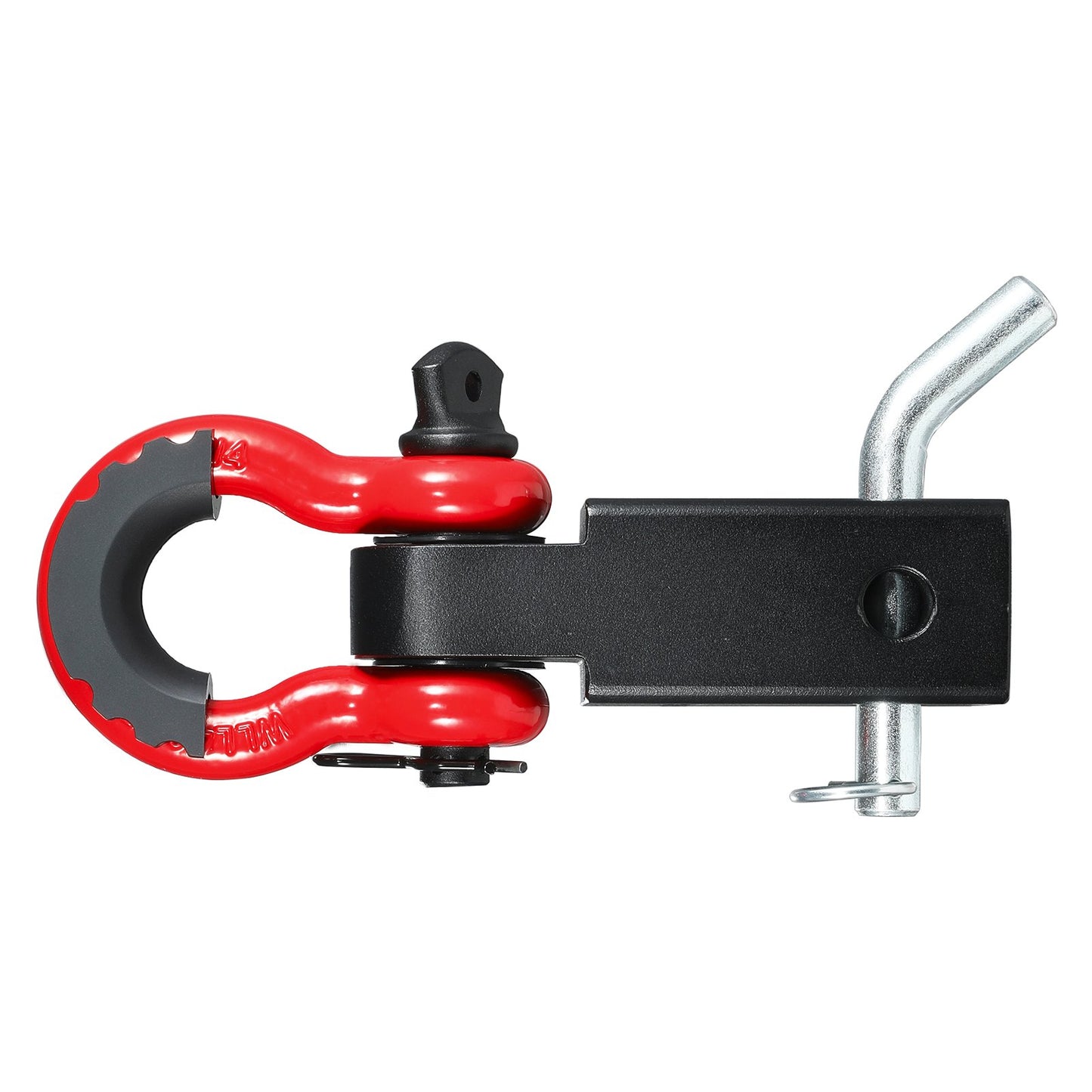 2" Trailer Shackle Hitch Mottagare D-Ring Recovery för Truck Jeep 44100 lbs
