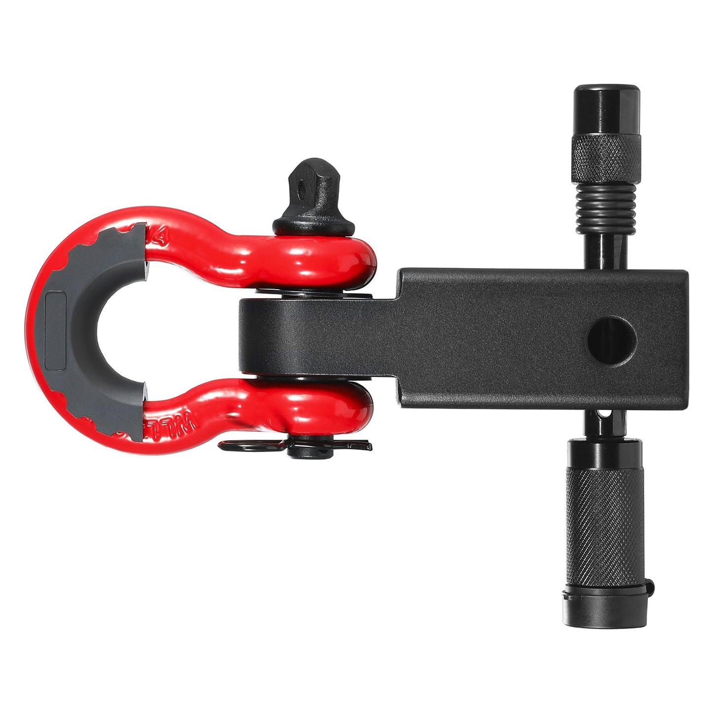 2" Trailer Shackle Hitch Mottagare D-Ring Recovery för Truck Jeep 66000 lbs