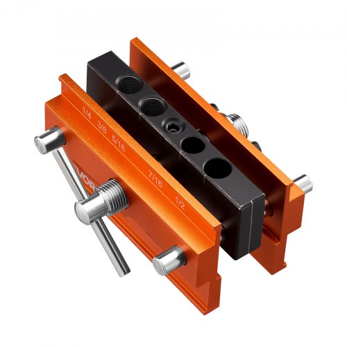 Doweling jig set Self-centering doweling drill jig set for straight holes