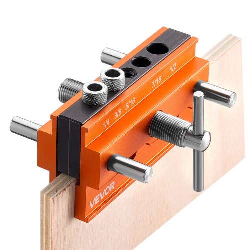Doweling jig set Self-centering doweling drill jig set for straight holes