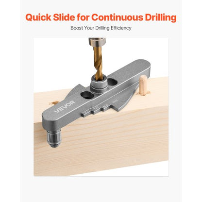 Doweling Jig Set Self-Centering Doweling Drill Jig with Drill Woodworking