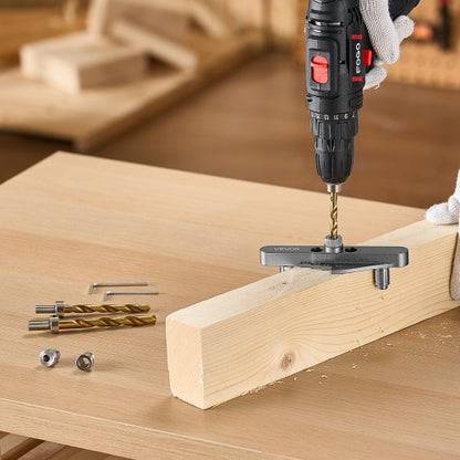 Doweling Jig Set Self-Centering Doweling Drill Jig with Drill Woodworking