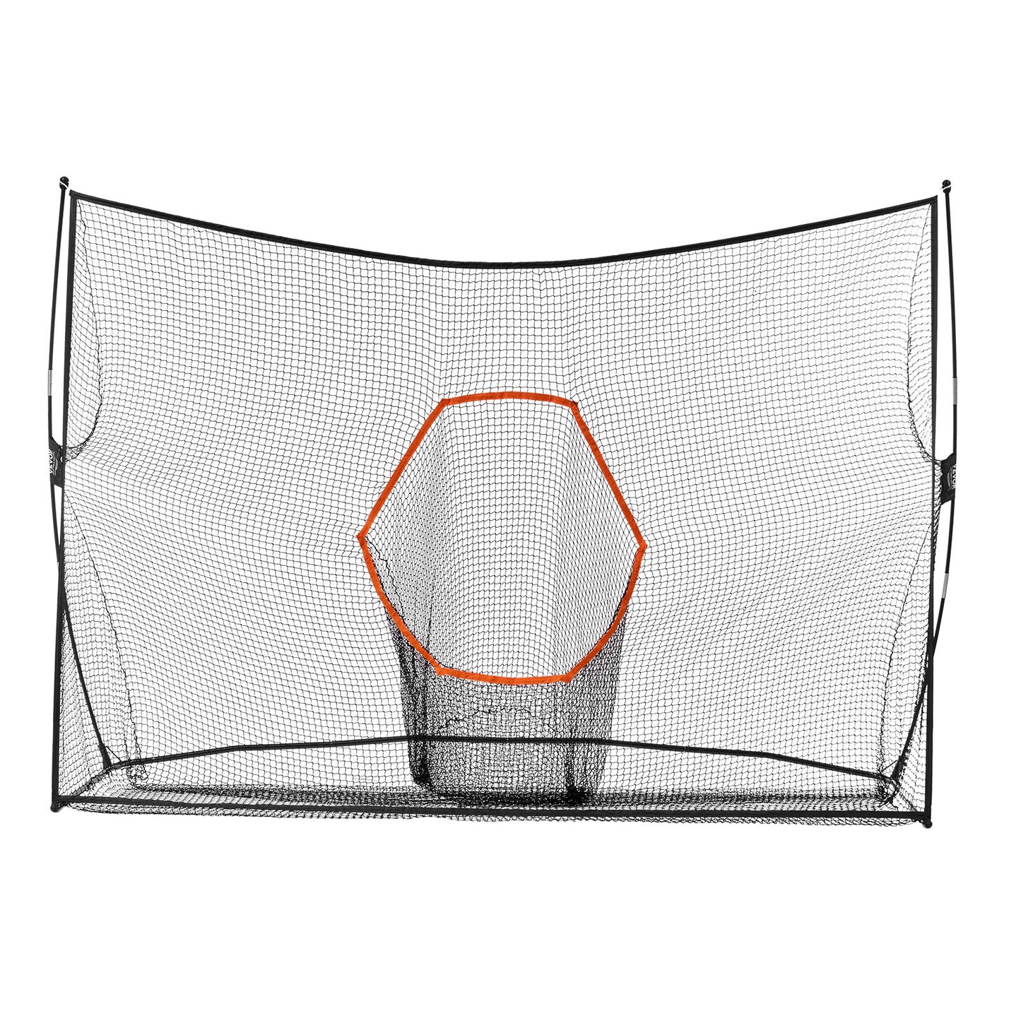 Golfträningsnät, enormt 10,8 x 7 fot golfnät, personlig driving range för inomhusbruk utomhus, bärbart hemgolfhjälpnät med mål/glasfiberram/bärväska, present till män, golfälskare
