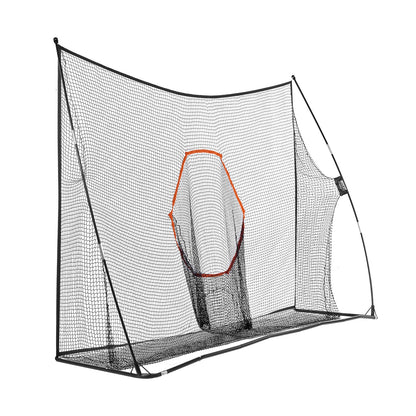Golfträningsnät, enormt 10,8 x 7 fot golfnät, personlig driving range för inomhusbruk utomhus, bärbart hemgolfhjälpnät med mål/glasfiberram/bärväska, present till män, golfälskare