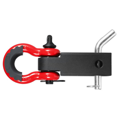2" Trailer Shackle Hitch Mottagare D-Ring Recovery för Truck Jeep 52900 lbs