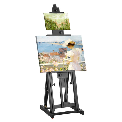 Studio H-Frame Easel Holds Canvas Art Up to 77" Beechwood Artists Easel
