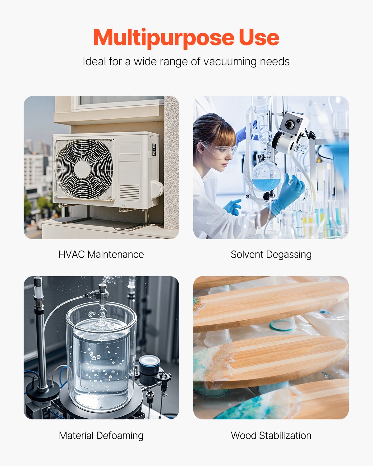 Vakuumpump 4 CFM HVAC enstegs roterande skovel vakuumpump olja ingår