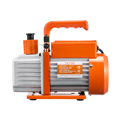 Vakuumpump 4 CFM HVAC enstegs roterande skovel vakuumpump olja ingår