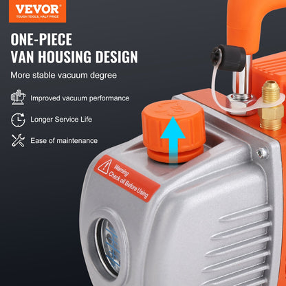 3 Gallon Vacuum Chamber and 3.5 CFM Pump Kit, Tempered Glass Lid Vacuum Degassing Chamber Kit, Single Stage Vacuum Pump with 250ml Oil Bottle, for Wood Stabilization, Degassing Silicones, Epoxies