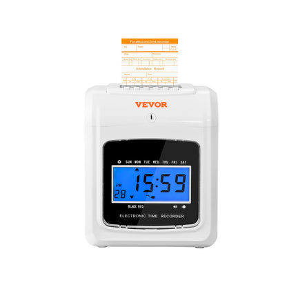 Time Card Attendance Recorder 102 Time Cards Badge Machine