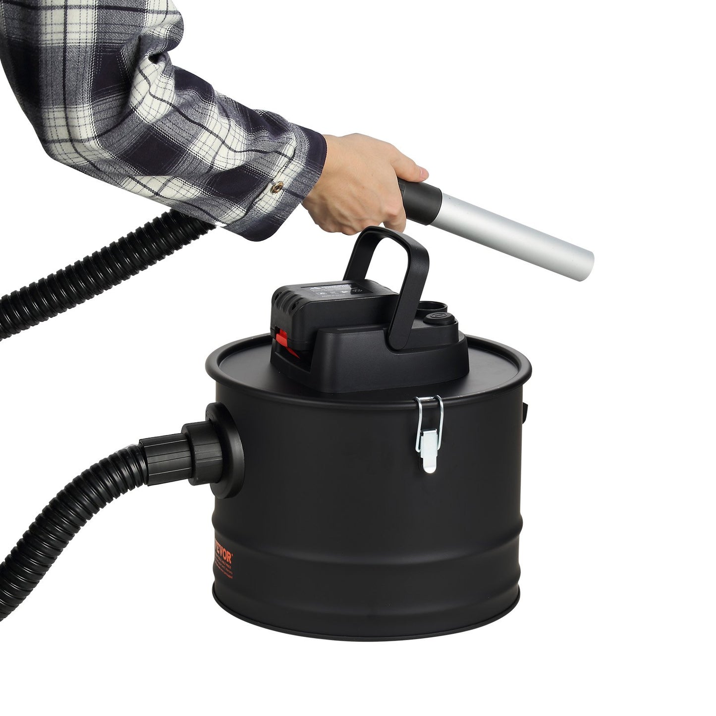 Askdammsugare 15L 10 Kpa för eldstäder Pelletskaminer Grillar BBQ