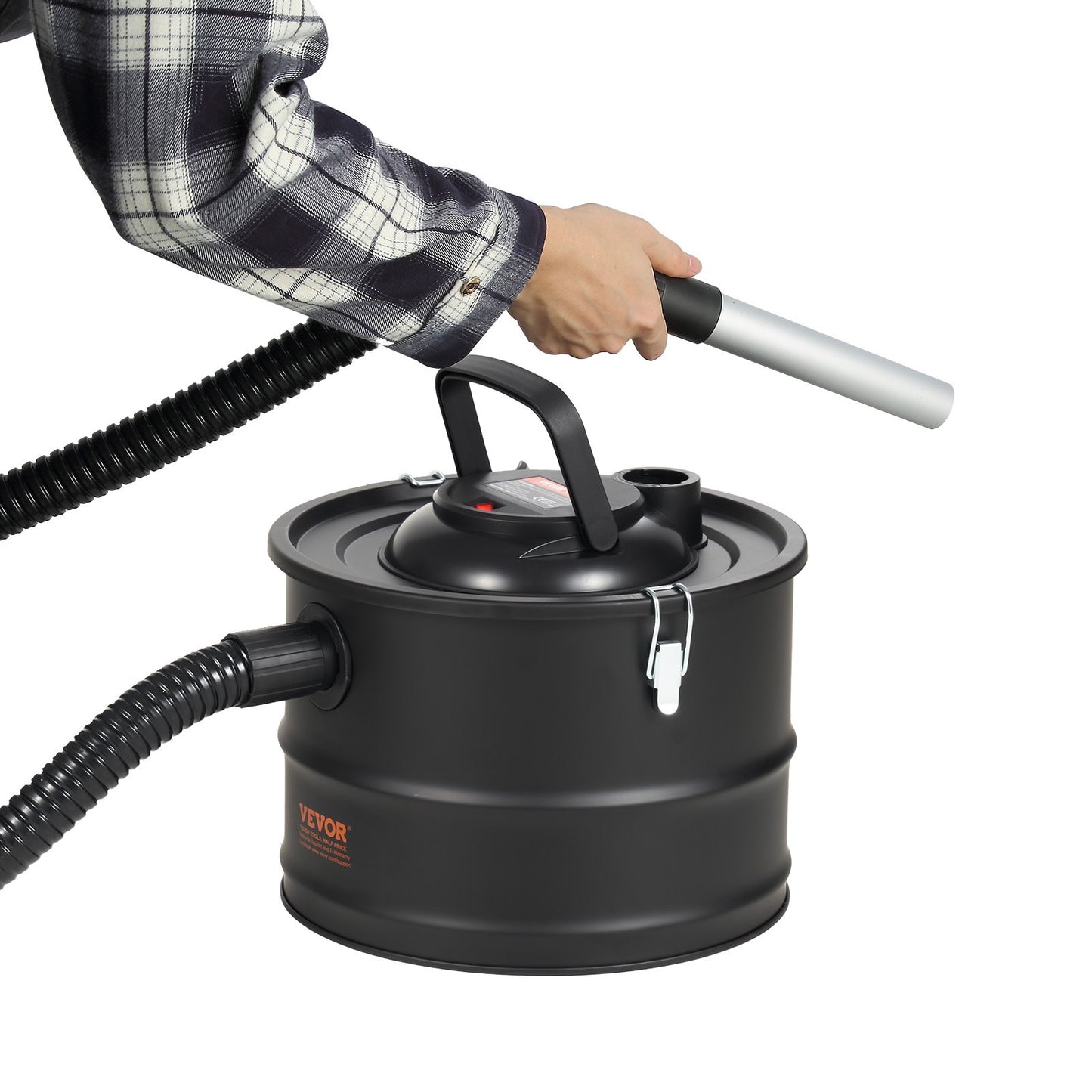 Aschesauger 15L 1200W für Kamine Pelletöfen Grills BBQ