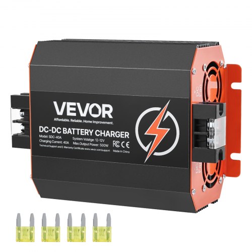 12V 40A DC to DC Charger Battery Charger 500W for Lead-Acid Lithium AGM