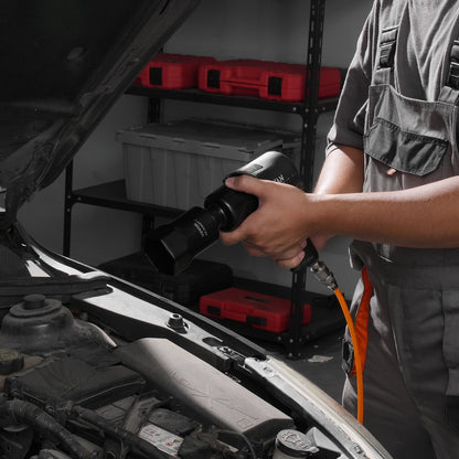 Wheel Bearing Lock Nut Socket Set 1/2 in Drive 7 Piece SAE and Metric 6-Point