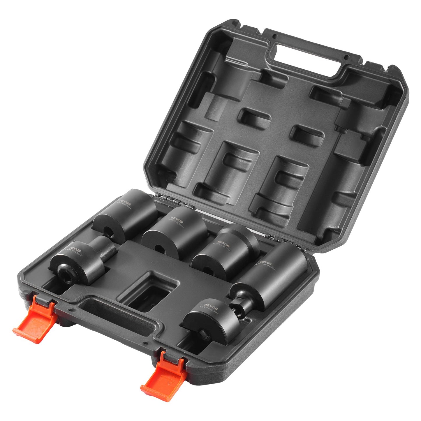 Verktygssats för spindelmutterhylsor 1/2 tums drivning 6-delad axelnavmutterhylssats