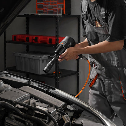 Lug Nut Impact Socket Set 1/2 in Drive Metric and SAE 6-Point Flip Socket