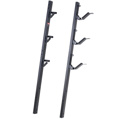 Trimmer-Gestell, 3-fach-Unkraut-Trimmer-Gestell, Verriegelbarer Trimmhalter, Landschafts-Anhänger-Gestellträgermontage auf offenen Pickups/Anhängern, geschlossenen Anhängern, Paar