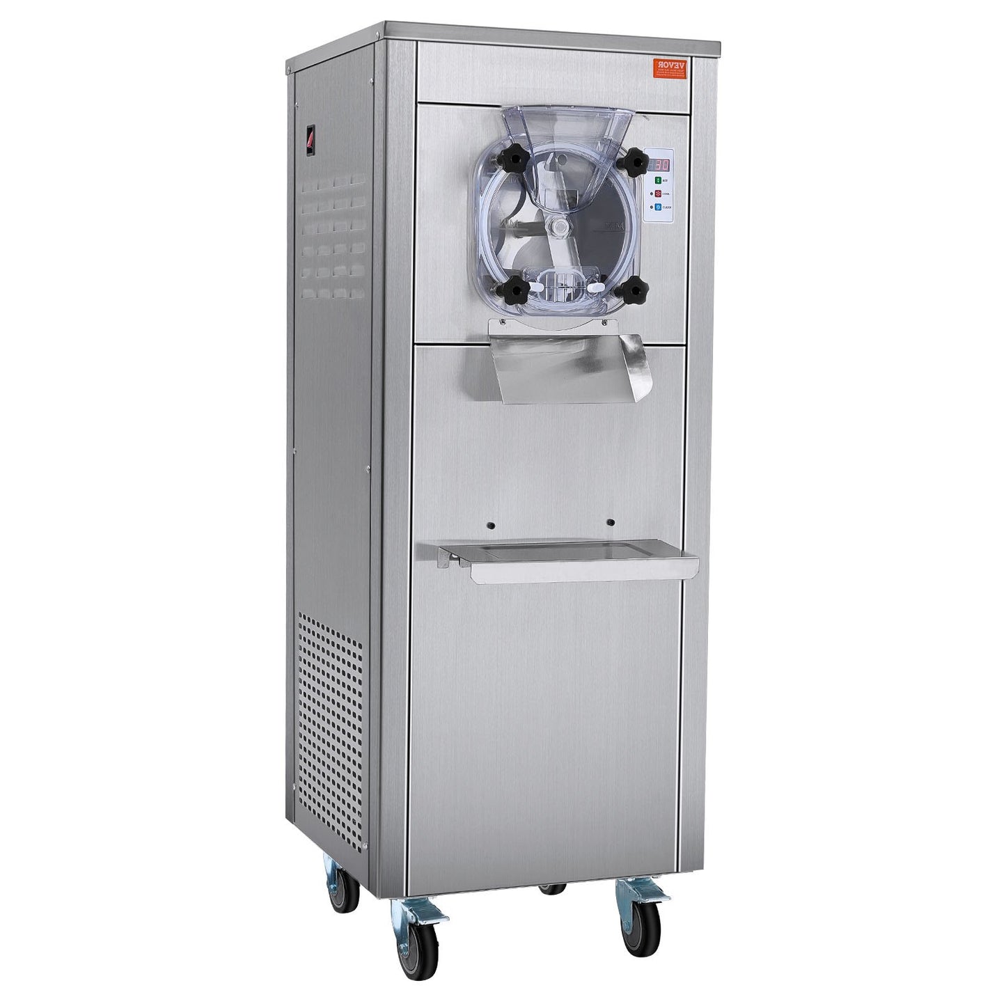 Commercial Hard Serve Ice Cream Machine Maker 18 L/H Ge enkel smak
