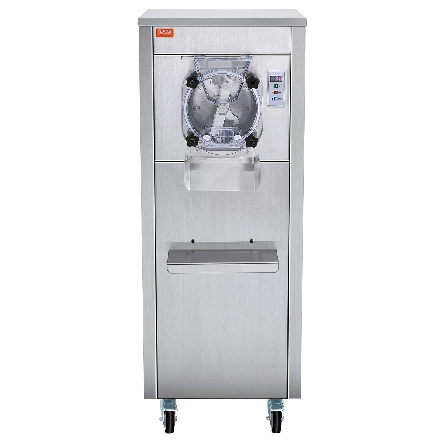 Commercial Hard Serve Ice Cream Machine Maker 18 L/H Ge enkel smak