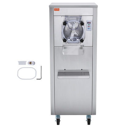 Commercial Hard Serve Ice Cream Machine Maker 18 L/H Ge enkel smak