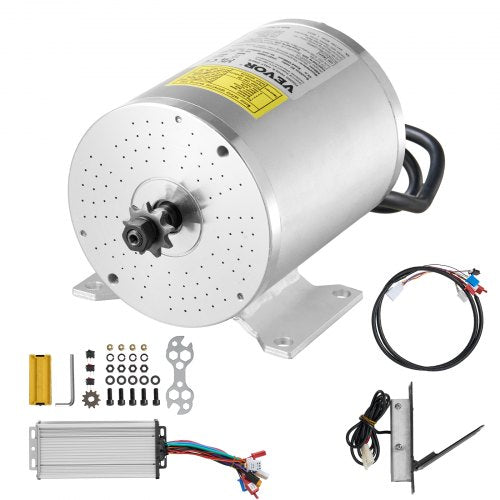 1800W Electric Brushless DC Motor Kit 48V 4500rpm Motor and Speed ​​Controller | EU
