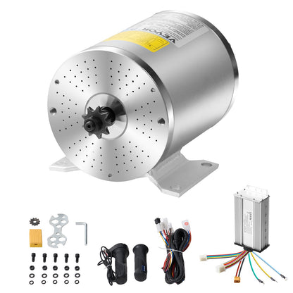 1800W Electric Brushless DC Motor Kit 48V 4500rpm with Upgraded Controller