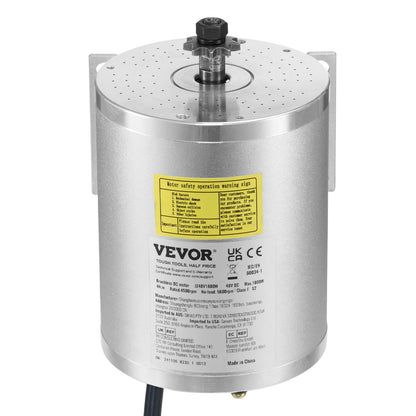 1800W 48VE electric brushless DC motor kit with upgraded speed controller