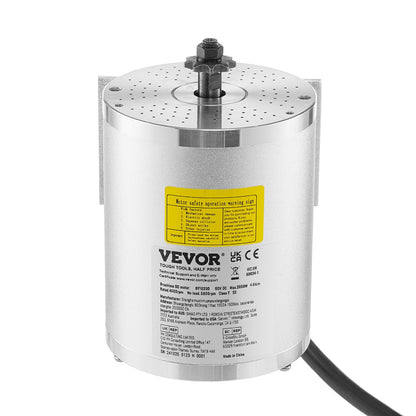 2000W Electric Brushless DC Motor Kit 60V 4500rpm with Upgraded Controller