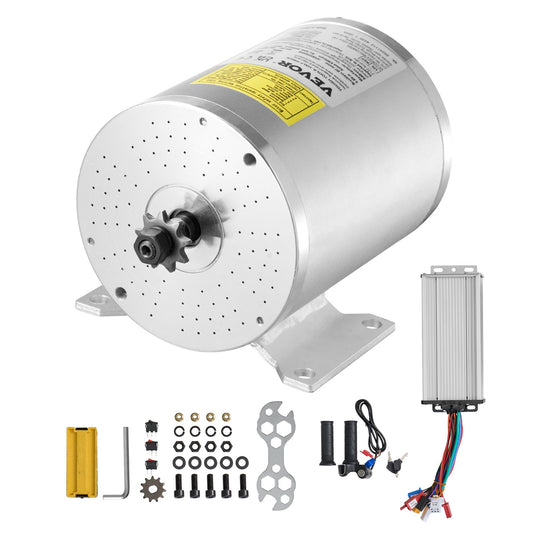 2000W elektrisk borstlös likströmsmotorsats 48V 4300rpm Motor & hastighetsregulator
