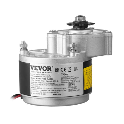 250W Electric Powerful DC Motor Kit 24V 2700rpm with Upgraded Speed Controller