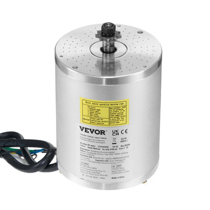 72V 3000W elektrisk borstlös DC-motorsats med uppgraderad hastighetsregulator