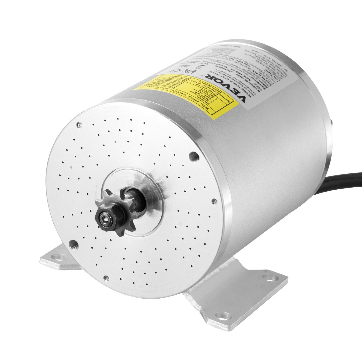 3000W elektrisk borstlös DC-motorsats 72V 4900rpm med hastighetsregulator